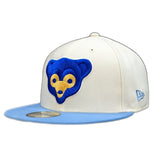 Chicago Cubs Cooperstown Collection 2 Tone Off White/Sky Blue 1969 59FIFTY Fitted Hat - Pro Jersey Sports