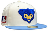 Chicago Cubs Cooperstown Collection 2 Tone Off White/Sky Blue 1969 59FIFTY Fitted Hat - Pro Jersey Sports