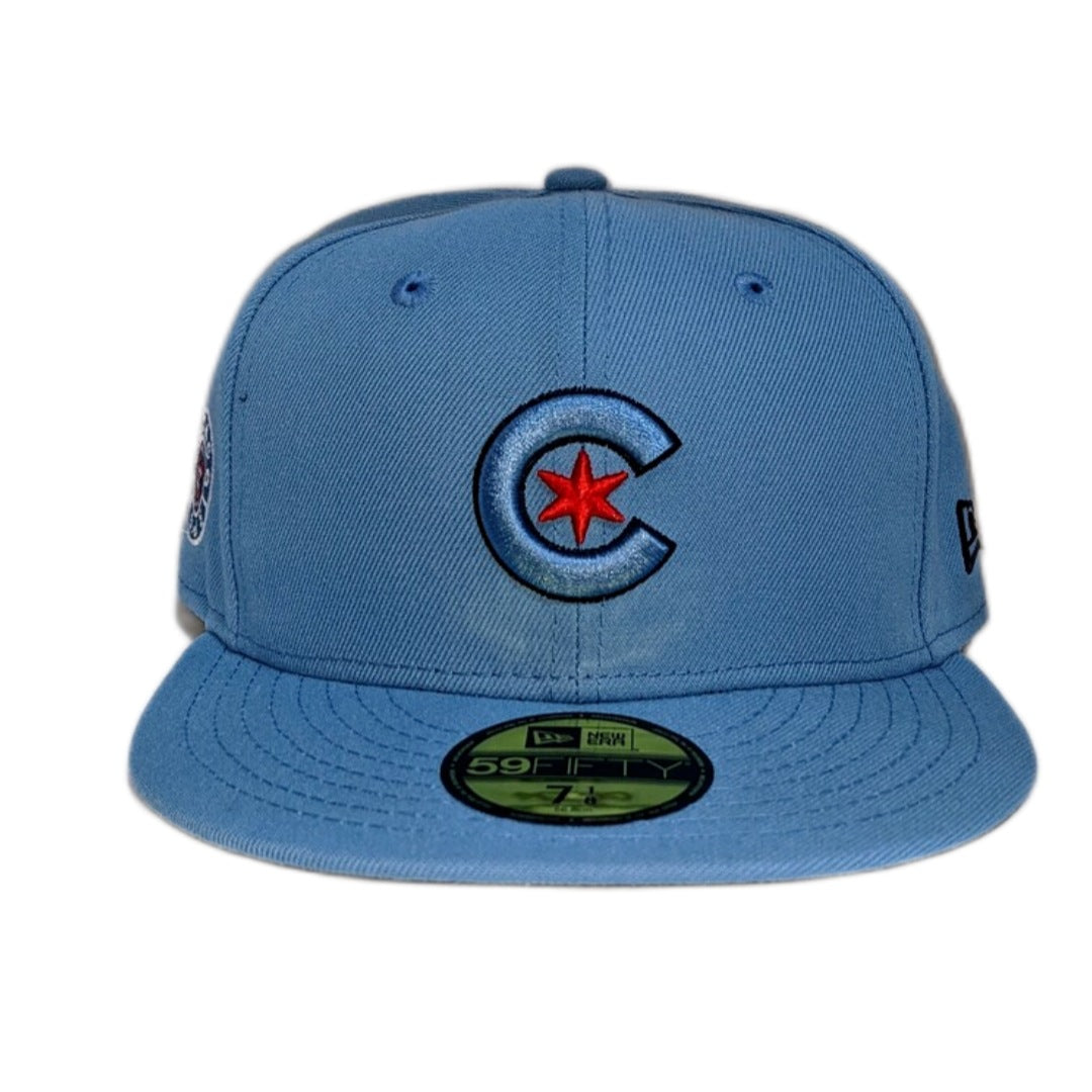 Chicago Cubs New Era Sky Blue City Connect Tonal 59FIFTY Fitted Hat