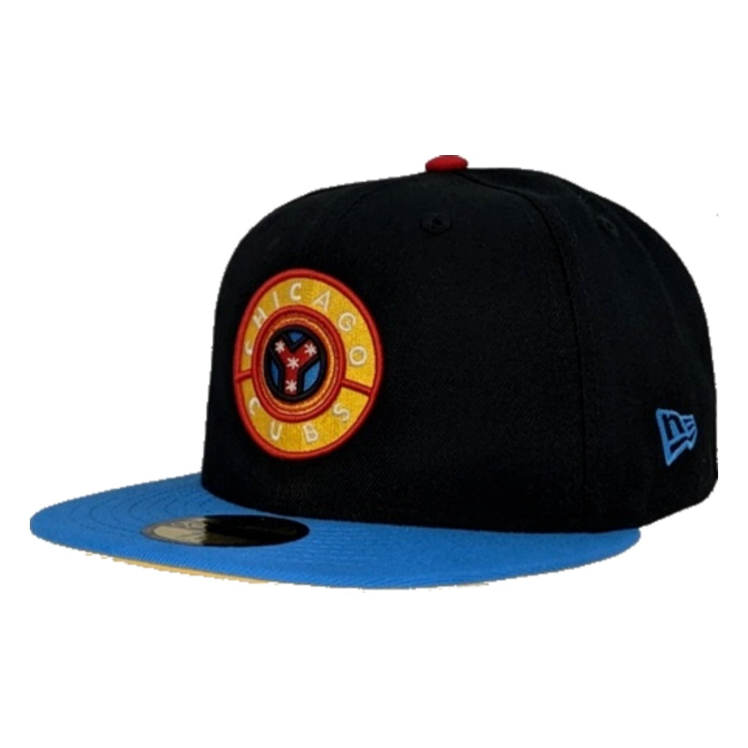 Chicago Cubs Tourism Pack Black/Blue Reef/Gold City Connect 59FIFTY Fitted Hat