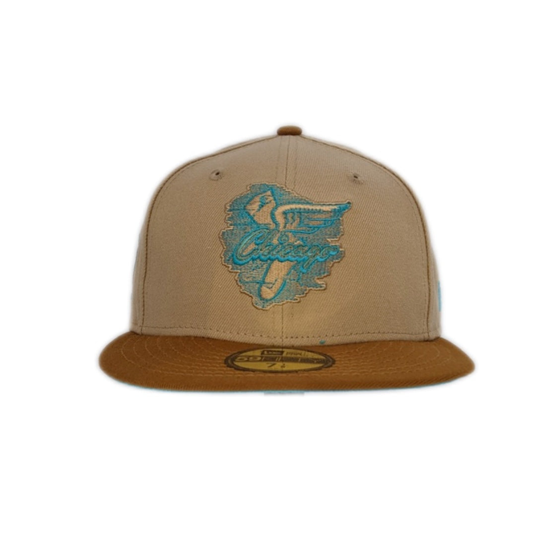 Chicago White Sox 1959 Cooperstown Collection Tourism Pack New Era 2 Tone Camel/Peanut 59FIFTY Fitted Hat