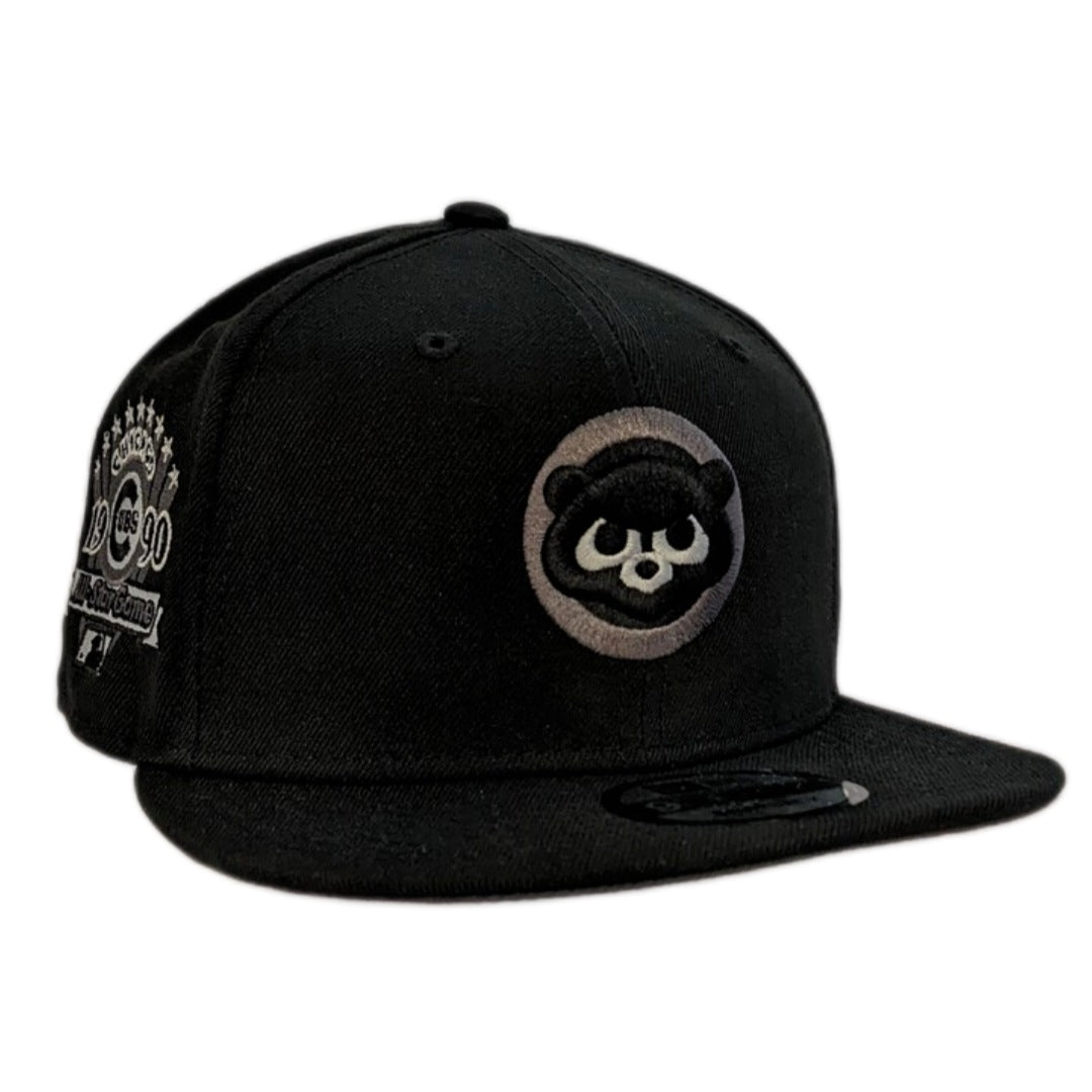 Chicago Cubs 1990 All-Star Game Black/Graphite New Era 9FIFTY Snapback Hat