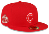 Men's Chicago Cubs New Era 2016 World Series Red 59FIFTY Fitted Hat - Pro Jersey Sports