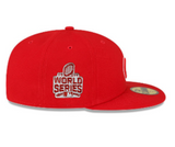 Men's Chicago Cubs New Era 2016 World Series Red 59FIFTY Fitted Hat - Pro Jersey Sports