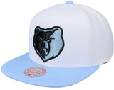 Men's Memphis Grizzlies Mitchell & Ness NBA University Home 2 Tone Snapback Hat - Pro Jersey Sports