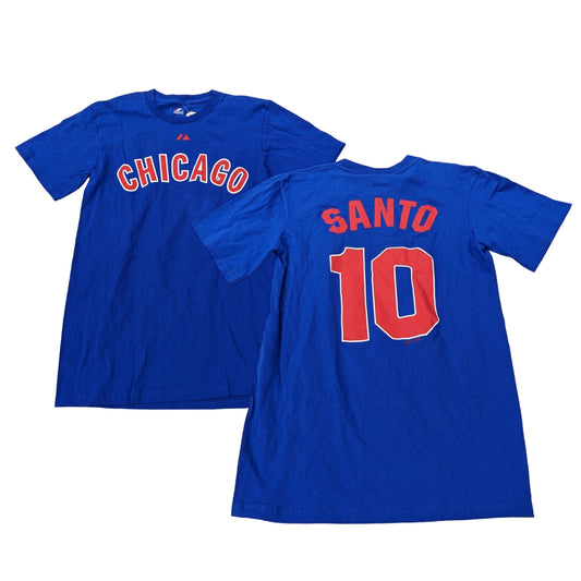 Men's Chicago Cubs Ron Santo Cooperstown Name & Number Player T-Shirt