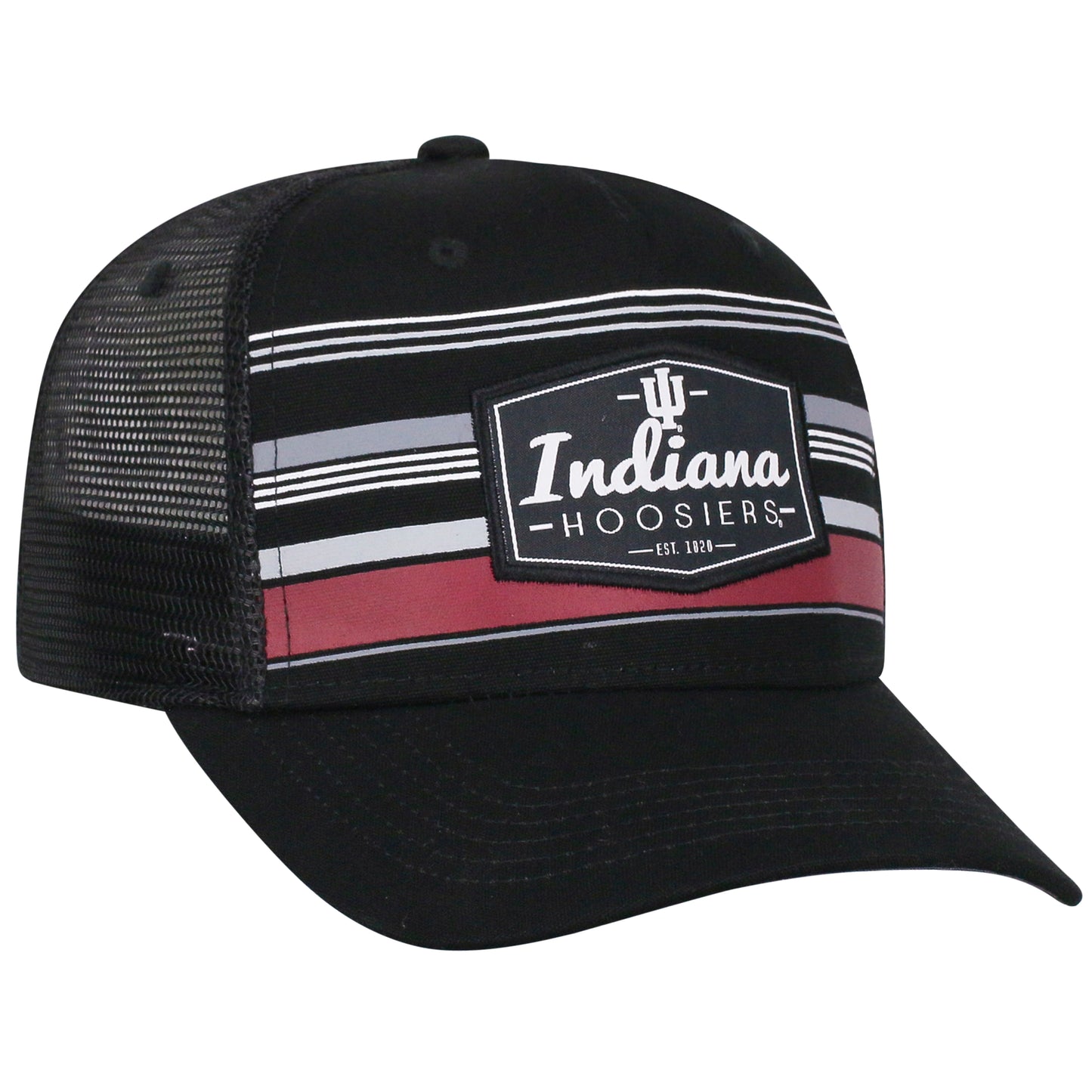 Mens Indiana Hoosiers Route Adjustable Hat By Top Of The World