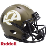 Riddell Los Angeles Rams 2022 Salute To Service Speed Mini Helmet - Pro Jersey Sports