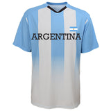 Men's Argentina Federation Soccer Light Blue/White Performance Jersey Tee - Pro Jersey Sports