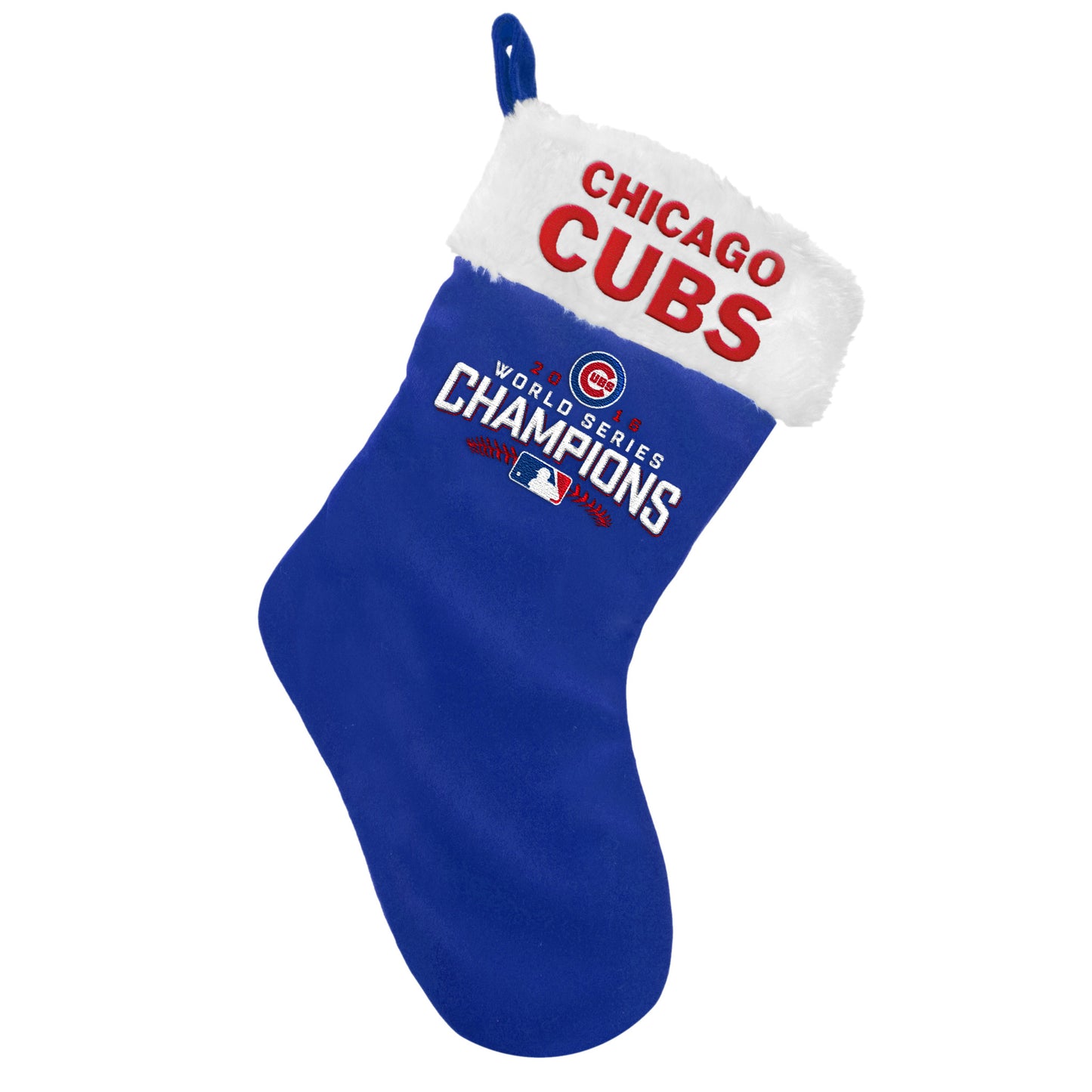 Chicago Cubs 2016 World Series Champions Stocking-Royal - Pro Jersey Sports