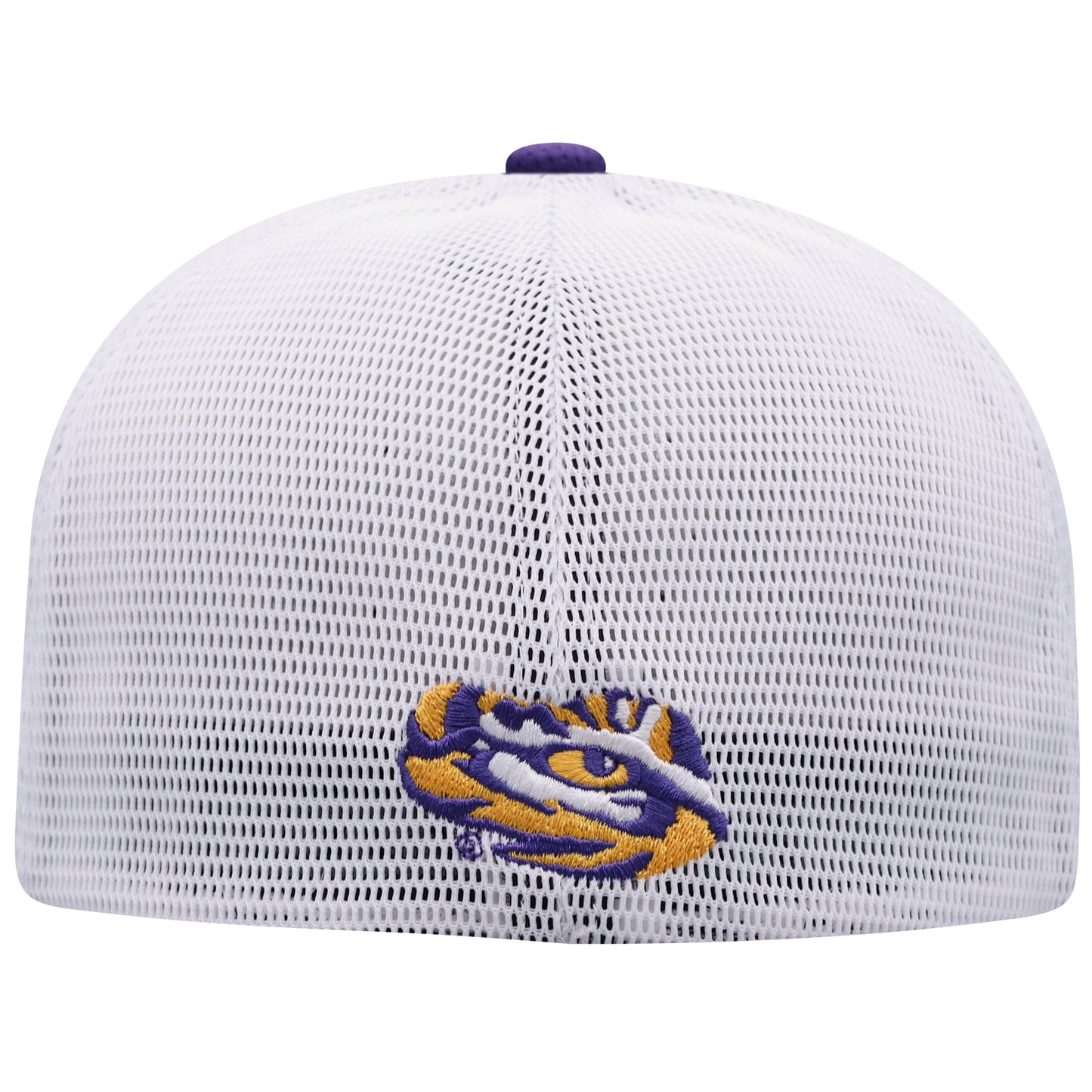 Men's LSU Tigers Stamp 3-Tone Flex Fit Hat By Top Of the World