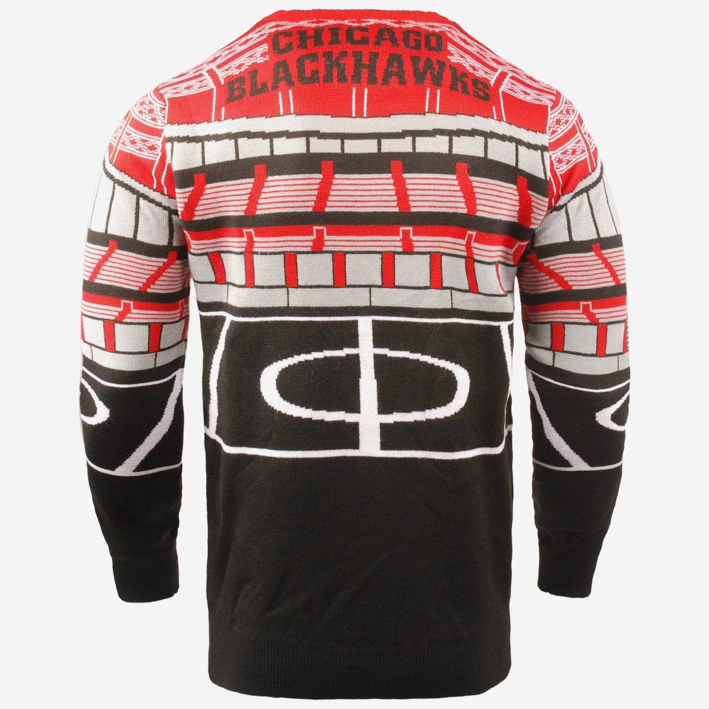Mens Chicago Blackhawks Light Up Bluetooth Sweater By Foco