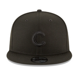 Chicago Cubs Mlb Basic Tonal Black 9Fifty Snapback - Pro Jersey Sports