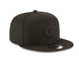Chicago Cubs Mlb Basic Tonal Black 9Fifty Snapback - Pro Jersey Sports
