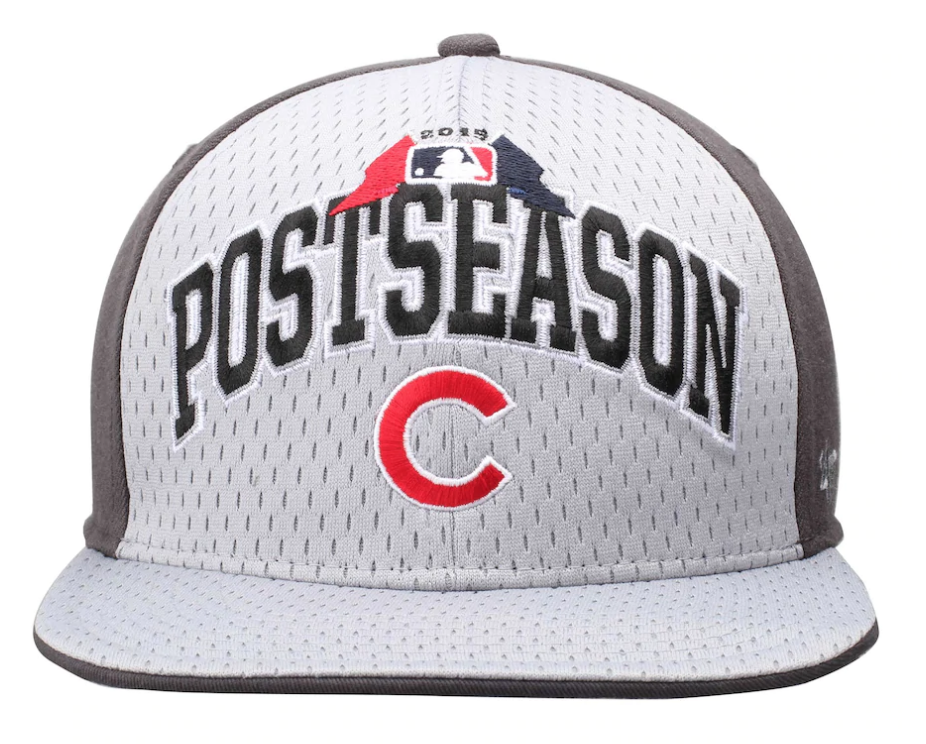 Chicago Cubs '47 2015 MLB Postseason Clincher Captain Hat - White/Gray