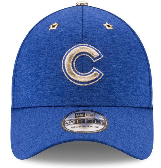 Chicago Cubs Blue 2017 All Star Game 39THIRTY Flex Fit Hat By New Era