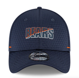 Chicago Bears New Era 2020 NFL Summer Sideline Official Alternate "B" Logo 39THIRTY Flex Hat - Navy - Pro Jersey Sports