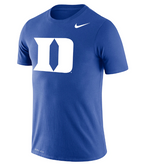 Duke Blue Devils Nike Legend Primary Logo Dri-Fit Cotton Performance T-Shirt - Pro Jersey Sports