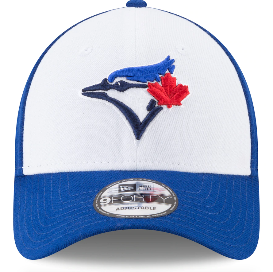 Men's Toronto Blue Jays New Era White/Royal Alternate 3 The League 9FORTY Adjustable Hat
