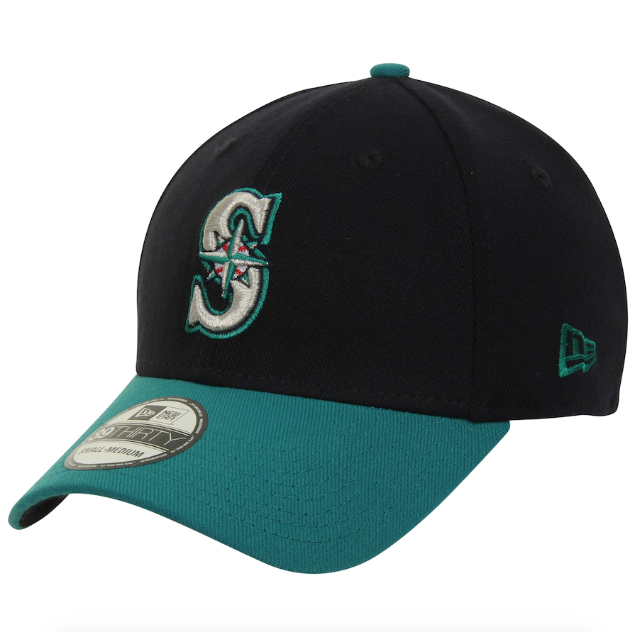 Men's Seattle Mariners New Era Navy/Green MLB Team Classic Alternate 39THIRTY Flex Hat