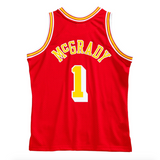 Men’s Tracy McGrady Houston Rockets 2004-05 Red Swingman Replica Jersey By Mitchell & Ness - Pro Jersey Sports