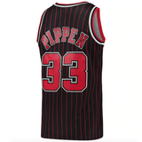 Men's Mitchell & Ness Scottie Pippen Black Chicago Bulls Hardwood Classics 1995-96 Swingman Jersey - Pro Jersey Sports
