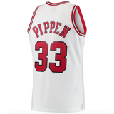 Men's Chicago Bulls Scottie Pippen Mitchell & Ness White Hardwood Classics 1997-98 Swingman Jersey - Pro Jersey Sports
