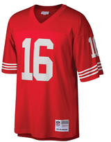 Mens San Francisco 49ers Joe Montana Mitchell & Ness Scarlet Retired Player Vintage Replica Jersey - Pro Jersey Sports