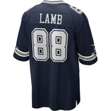 Men's Dallas Cowboys CeeDee Lamb Nike Navy Game Jersey - Pro Jersey Sports