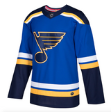 Men's St. Louis Blues adidas Blue Home Authentic Blank Jersey - Pro Jersey Sports