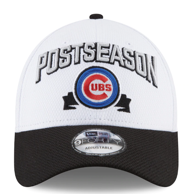 Men's Chicago Cubs New Era White 2016 Division Series Winner Locker Room 9FORTY Adjustable Hat