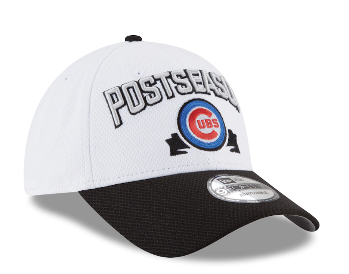 Men's Chicago Cubs New Era White 2016 Division Series Winner Locker Room 9FORTY Adjustable Hat - Pro Jersey Sports