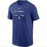 Men's Los Angeles Dodgers Nike Royal Color Bar T-Shirt - Pro Jersey Sports