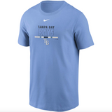 Men's Tampa Bay Rays Nike Light Blue Color Bar T-Shirt - Pro Jersey Sports