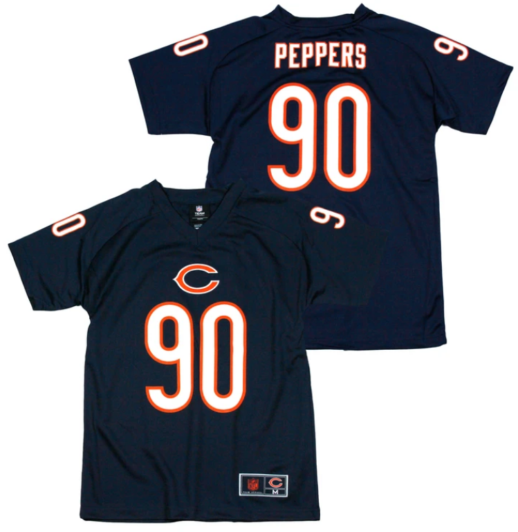 Youth Chicago Bears Julius Peppers Performance Replica Jersey - Pro Jersey Sports