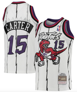 Youth Toronto Raptors Vince Carter Mitchell & Ness White 1998-99 Hardwood Classics Swingman Throwback Jersey - Pro Jersey Sports