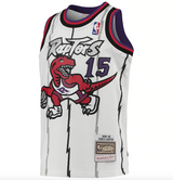 Youth Toronto Raptors Vince Carter Mitchell & Ness White 1998-99 Hardwood Classics Swingman Throwback Jersey - Pro Jersey Sports
