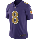 Men's Baltimore Ravens Lamar Jackson Nike Purple Color Rush Vapor Limited Jersey - Pro Jersey Sports