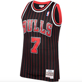 Men's Chicago Bulls Toni Kukoc Mitchell & Ness Black 1995-96 Hardwood Classics Swingman Player Jersey - Pro Jersey Sports