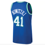 Men's Dallas Mavericks Dirk Nowitzki Mitchell & Ness Blue 1998-99 Hardwood Classics Swingman Jersey - Pro Jersey Sports