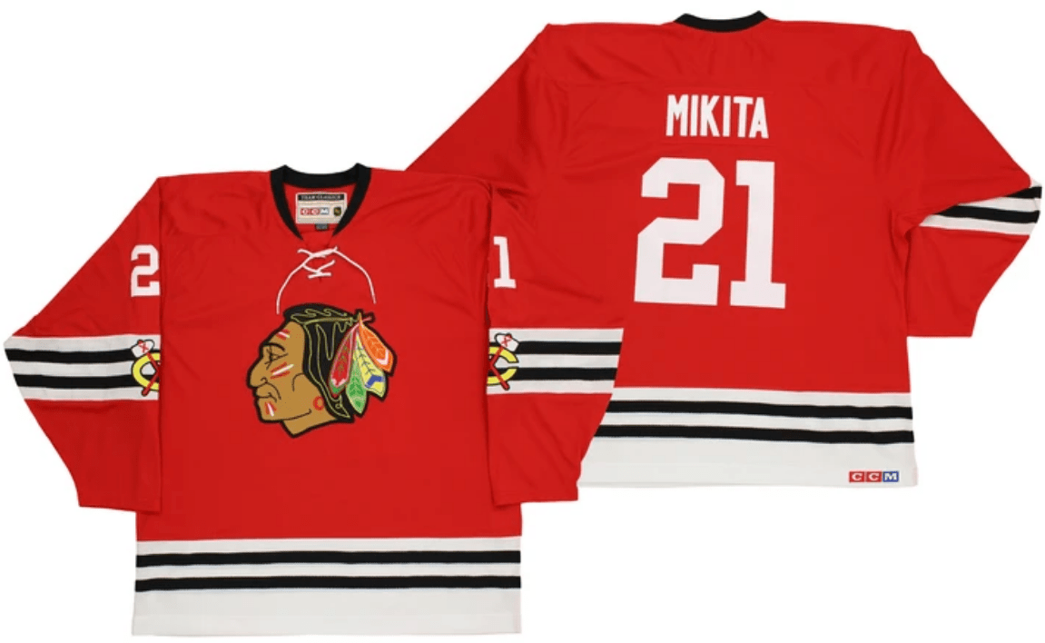 CCM Chicago Blackhawks Stan Mikita Team Classic Vintage Jersey Pro Jersey Sports