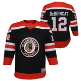 Youth Alex Debrincat Chicago Blackhawks Black Reverse Retro Blank Replica Team Jersey - Pro Jersey Sports