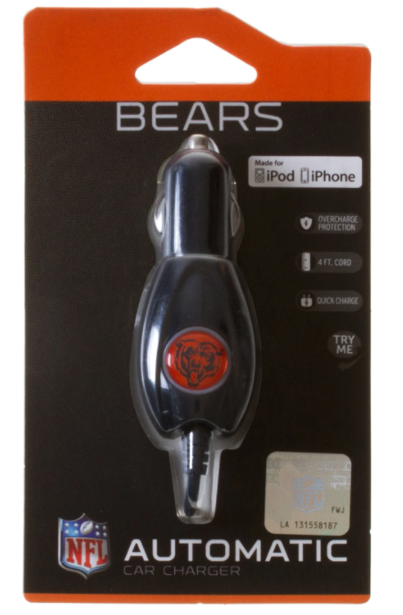 Chicago Bears iPhone Car Charger Galaxy 3S,Iphone 4/4S