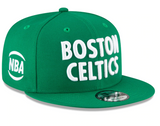 Men's New Era Green Boston Celtics 2020/21 City Edition - Alternate 9FIFTY Snapback Adjustable Hat - Pro Jersey Sports