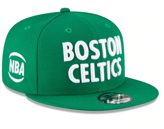 Men's New Era Green Boston Celtics 2020/21 City Edition - Alternate 9FIFTY Snapback Adjustable Hat - Pro Jersey Sports