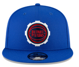 Men's New Era Detroit Pistons Blue/Red 2020/21 City Edition Alternate 9FIFTY Snapback Adjustable Hat - Pro Jersey Sports