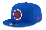 Men's New Era Detroit Pistons Blue/Red 2020/21 City Edition Alternate 9FIFTY Snapback Adjustable Hat - Pro Jersey Sports
