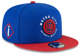 Men's Detroit Pistons New Era Blue/Red 2020/21 City Edition Primary 9FIFTY Snapback Adjustable Hat - Pro Jersey Sports
