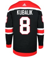 Men's Chicago Blackhawks Dominik Kubalik adidas Black Reverse Retro Premium Twill Authentic Team Jersey - Pro Jersey Sports