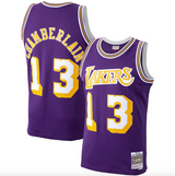 Men's Los Angeles Lakers Wilt Chamberlain Mitchell & Ness Purple 1971-72 Hardwood Classics Swingman Player Jersey - Pro Jersey Sports